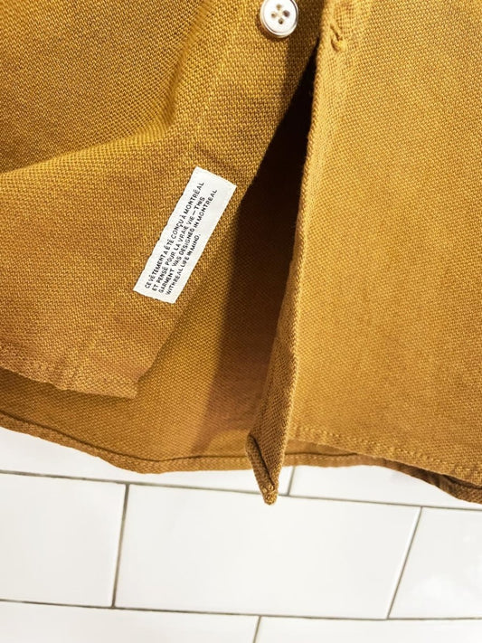 frank and oak textured cotton shirt - good market thrift store