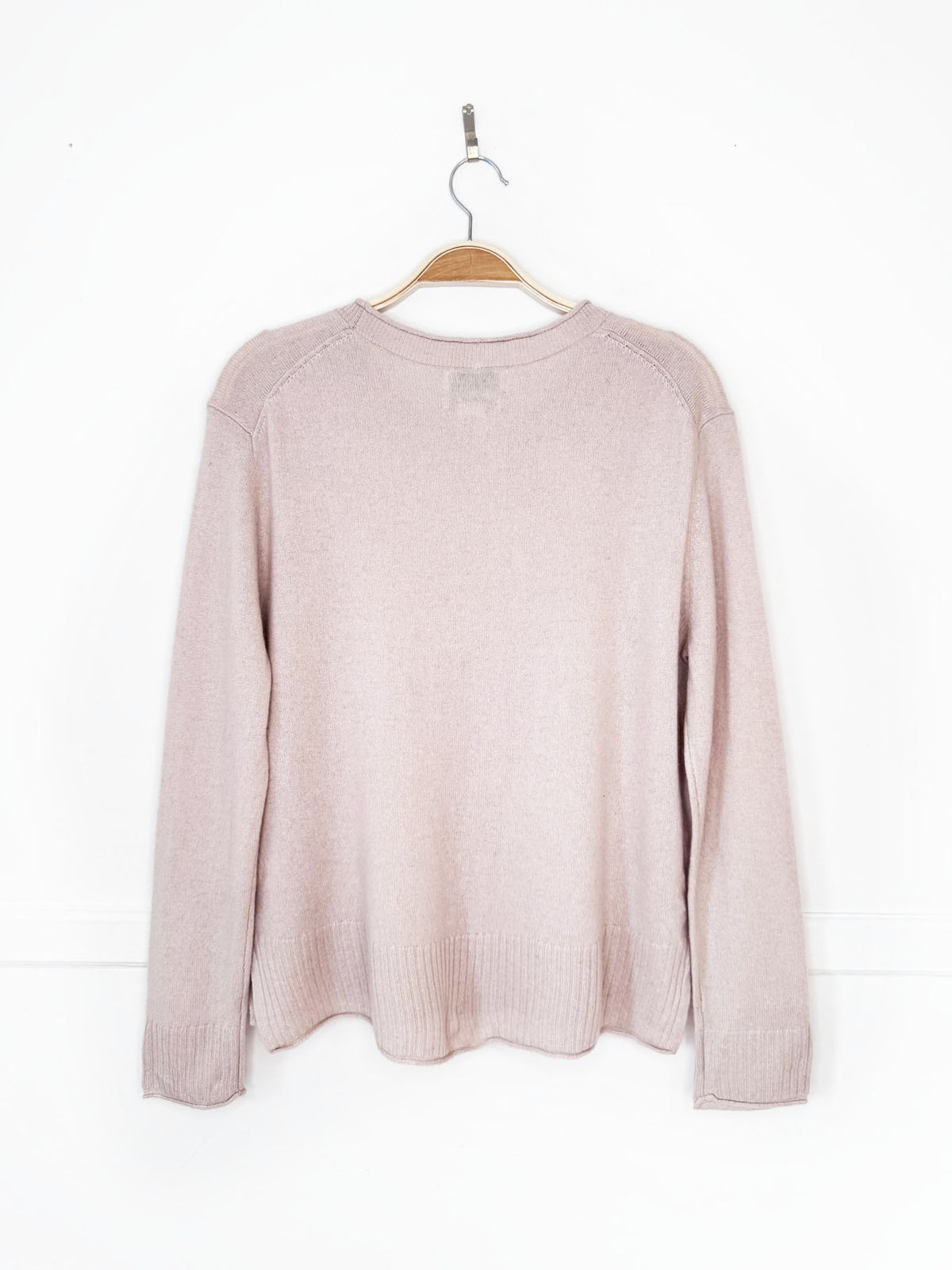 rachel zoe 100% cashmere boxy knit sweater