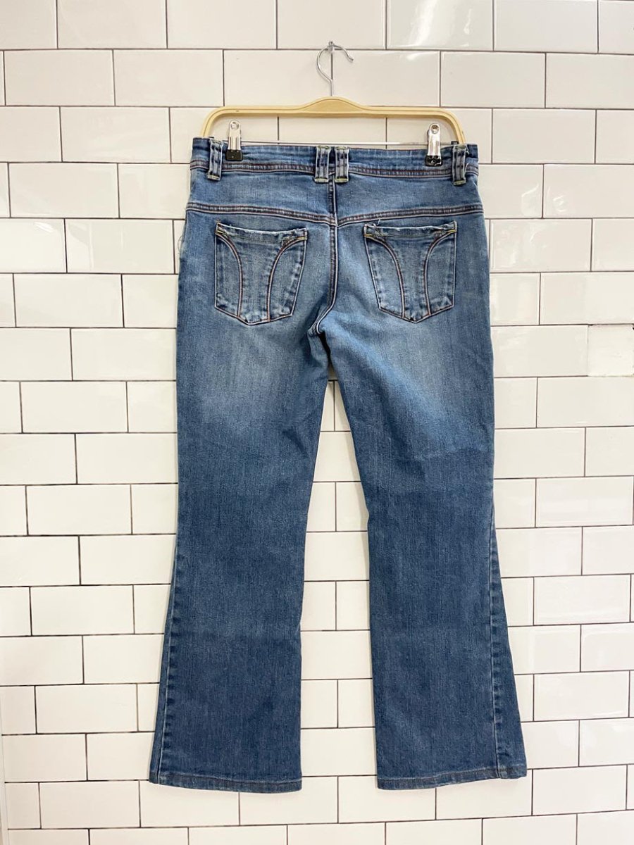 vintage 00s h&m low - waist bootcut jeans - good market thrift store