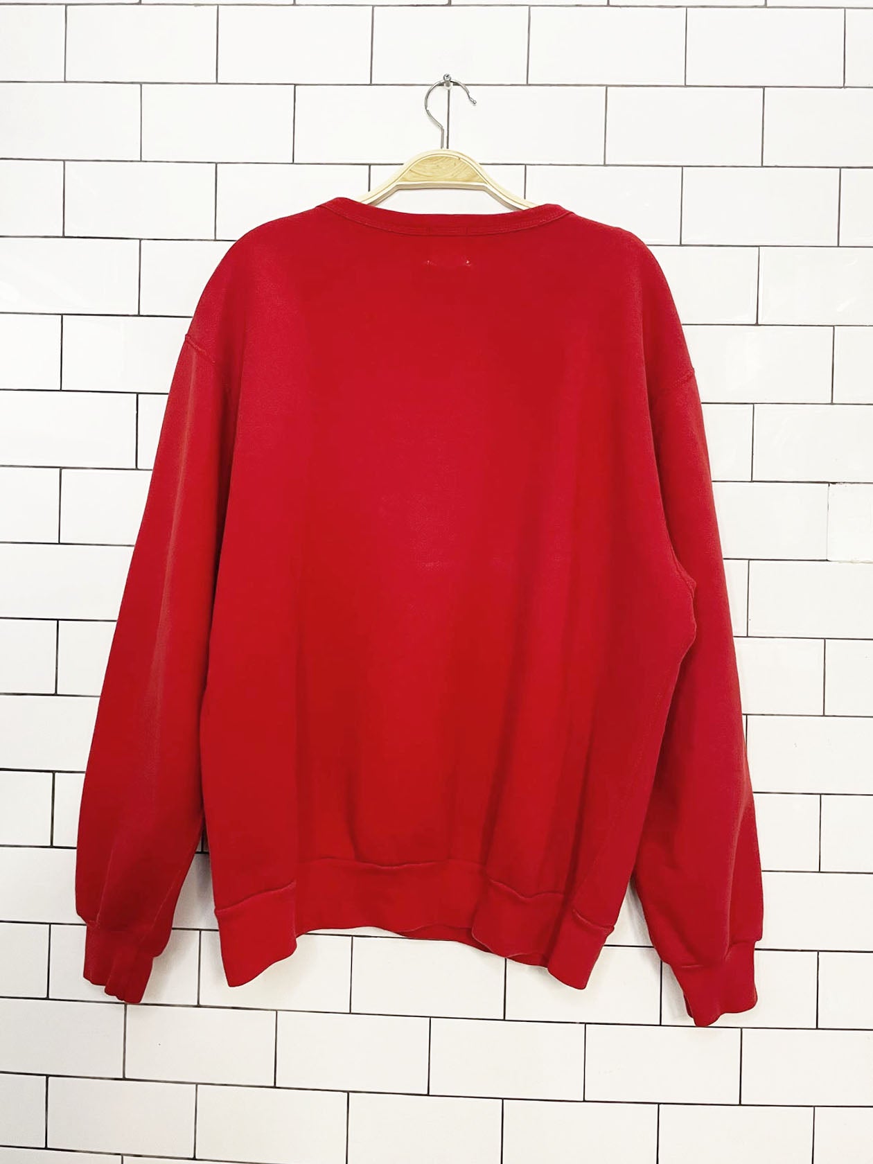 vintage 90s york university crest plush sweatshirt | tiger brand