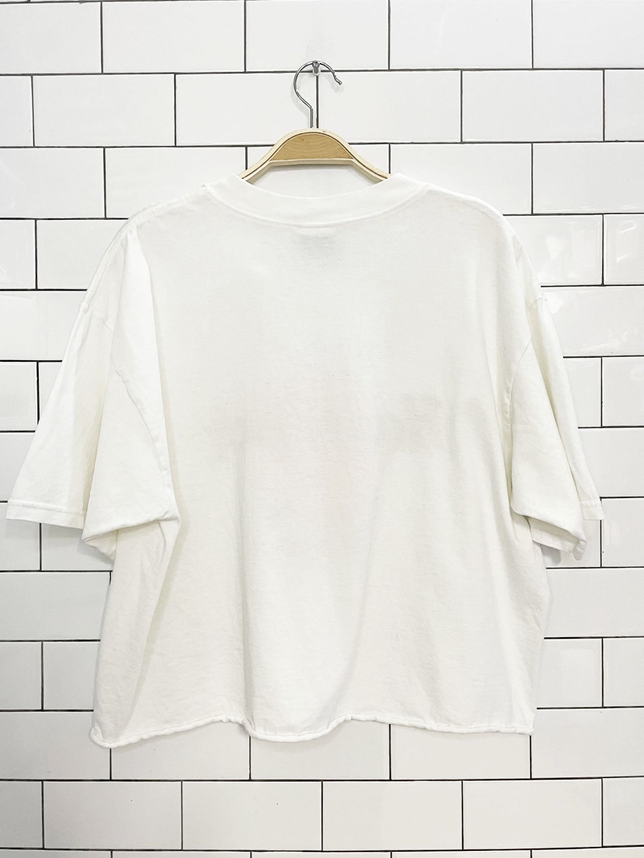vintage hard rock cafe boston boxy crop tee | made in usa