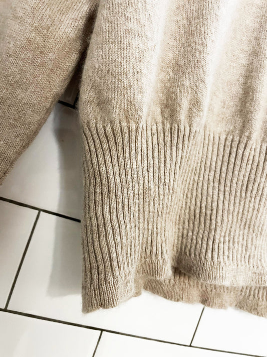 j crew 100% cashmere cropped fit sweater