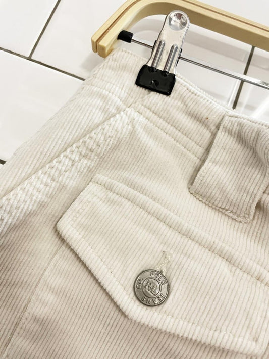 polo jeans corduroy mini skirt | ralph lauren - good market thrift store