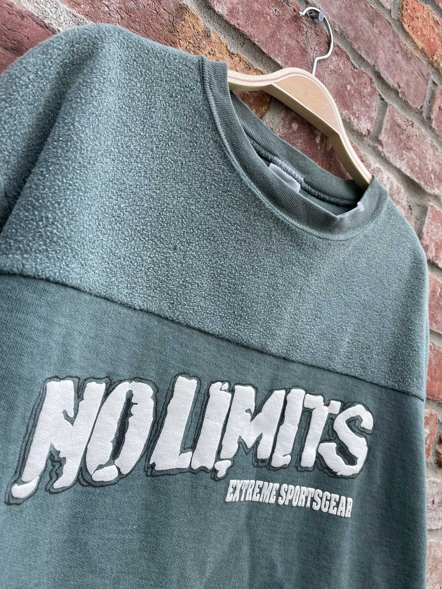 vintage 90s no limits panelled sweatshirt