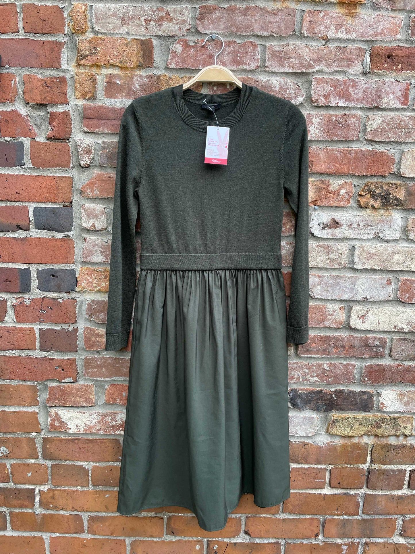COS wool top long sleeve dress