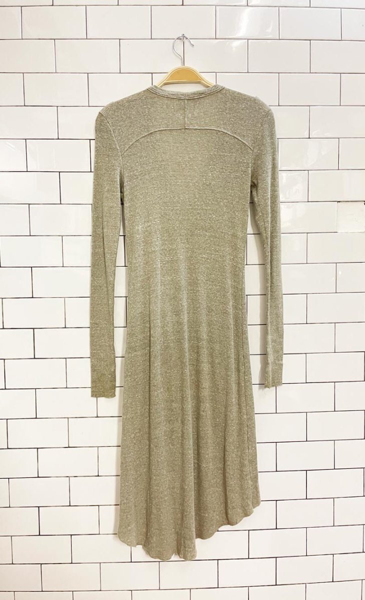 free people beach 2024 ribbed up maxi cardigan - good market thrift store