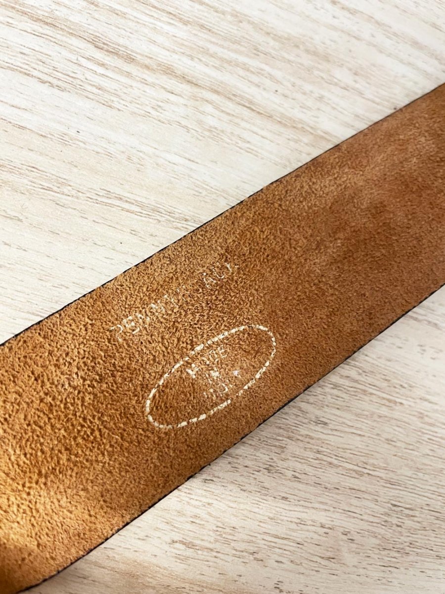 vintage pennyblack leather equestrian belt | made in Italy - good market thrift store
