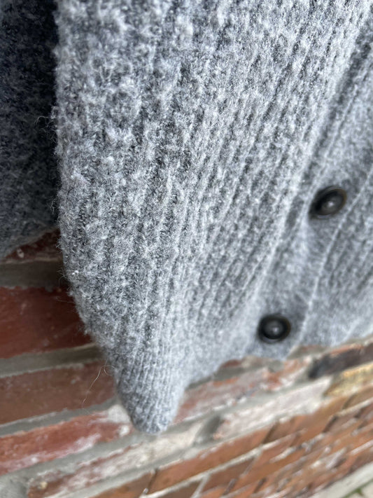 h&m 2023 rib-knit cardigan