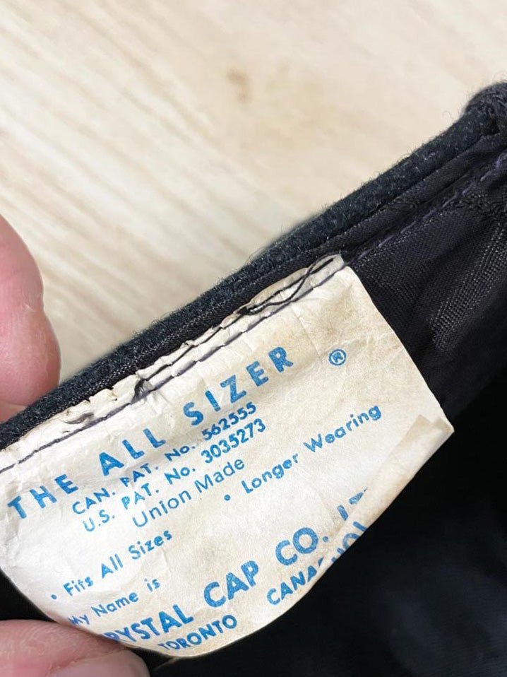 vintage crystal cap co. wool - blend fisherman hat - good market thrift store