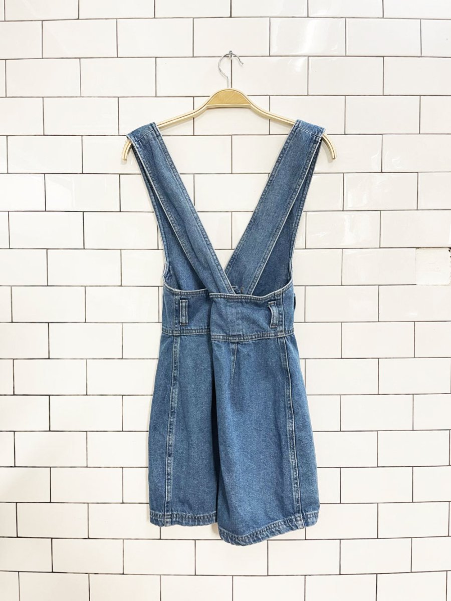 UO bdg double breasted denim jumper - good market thrift store