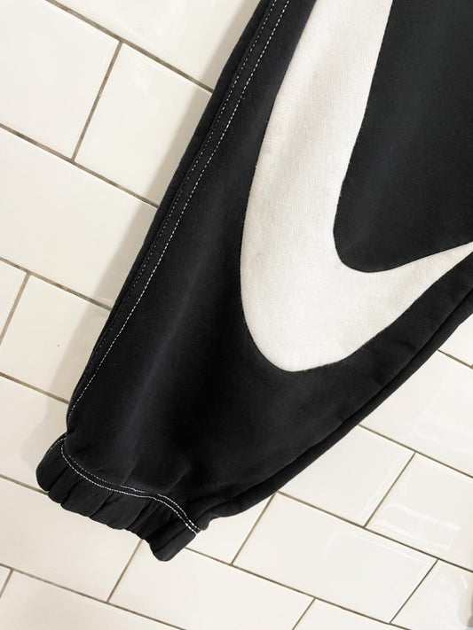 nike big swoosh fleece joggers | asos - good market thrift store