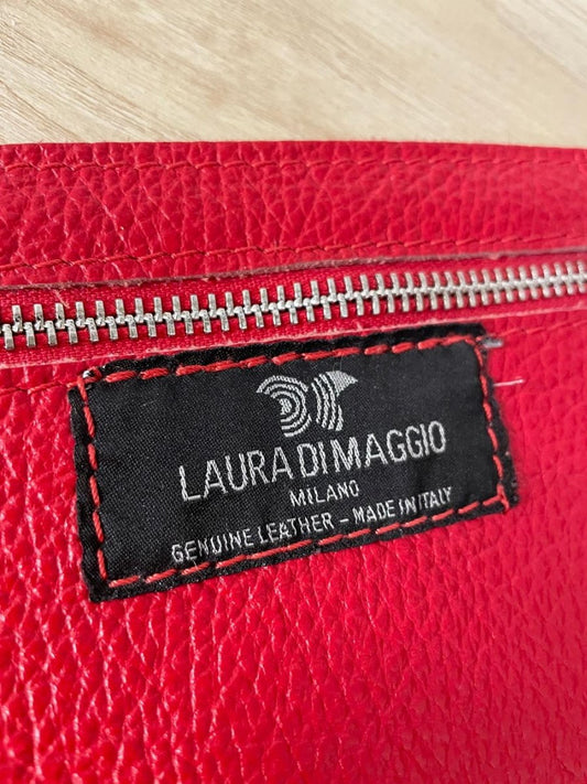 laura di maggio leather wristlet - good market thrift store