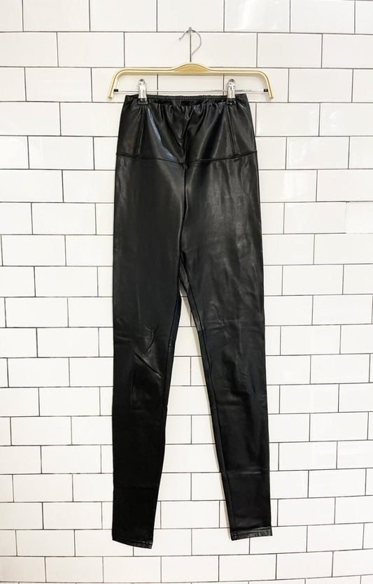 wilfred free daria vegan leather leggings - good market thrift store
