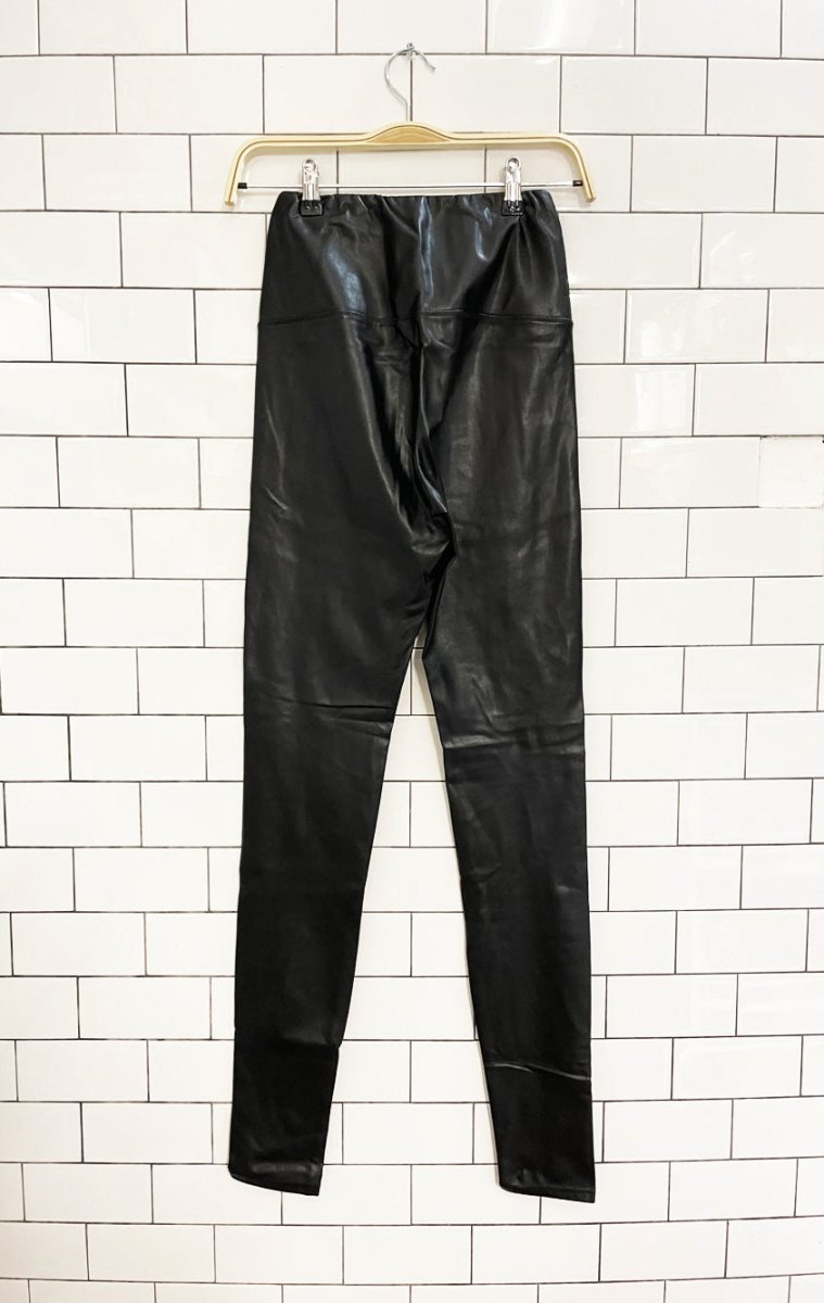 wilfred free daria vegan leather leggings - good market thrift store