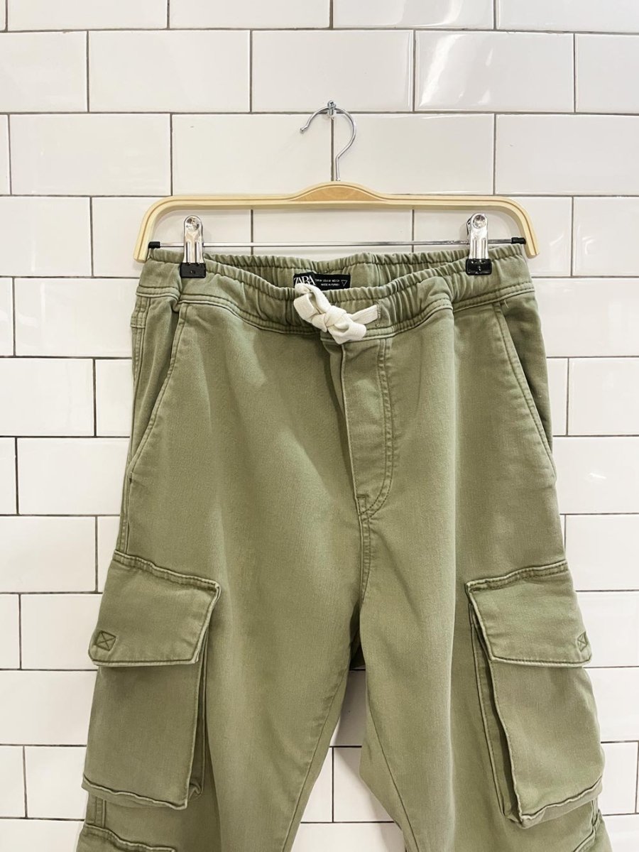 zara stretch cargo utility jogger - good market thrift store