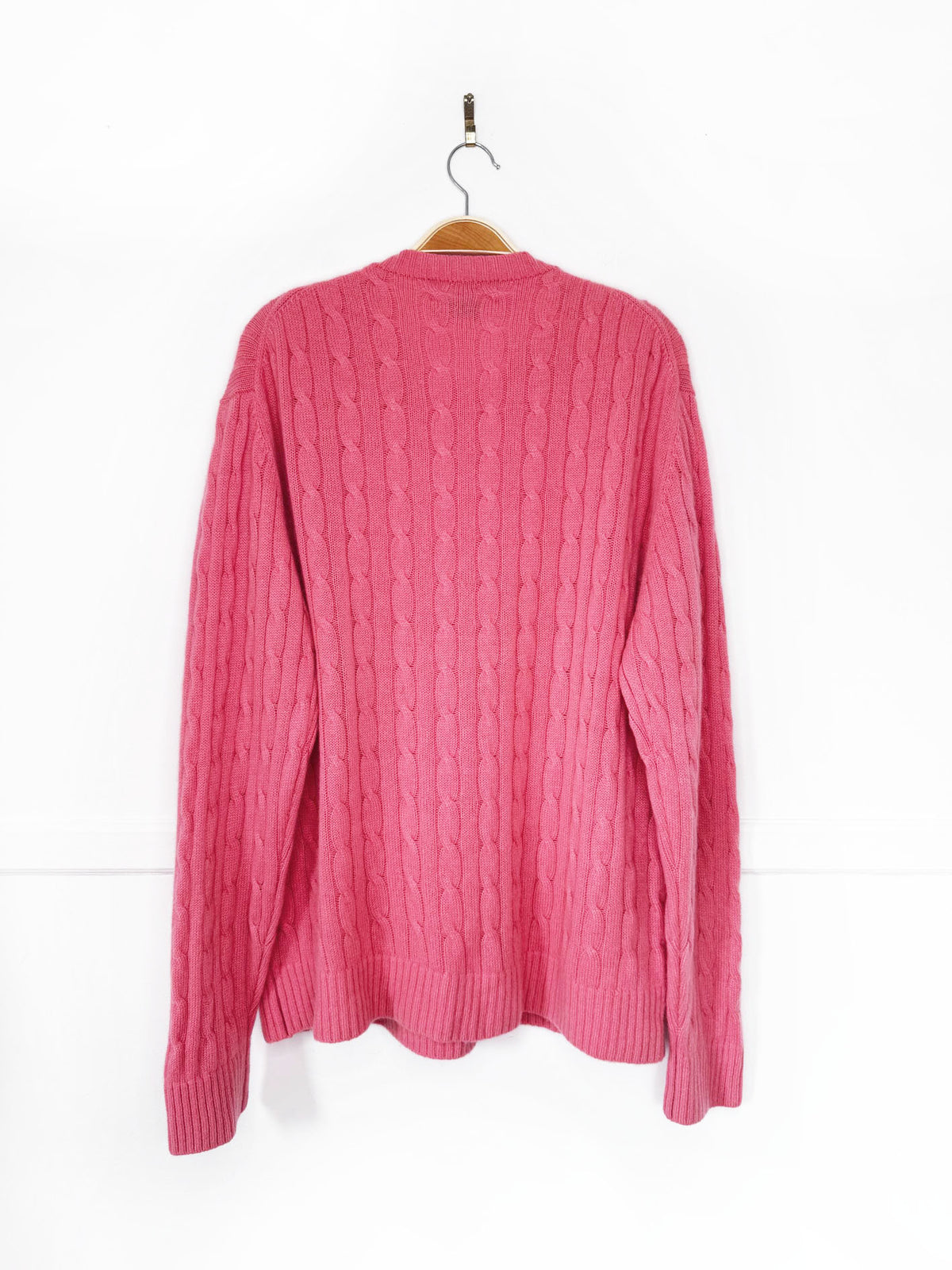 vineyard vines 100% cashmere cable knit sweater