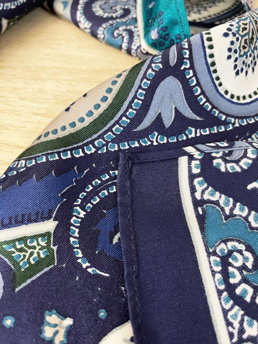 vintage echo silk paisley long scarf - good market thrift store