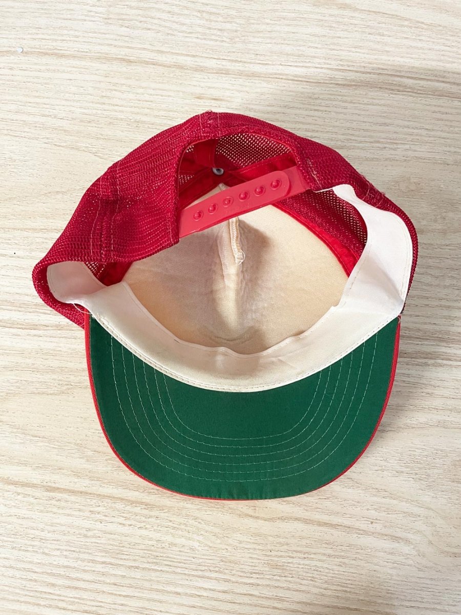 vintage 80s stage stop saloon western snap back trucker hat - good market thrift store