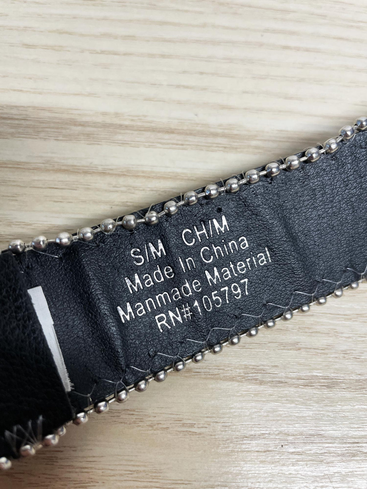 vintage western bedazzled metal tip belt