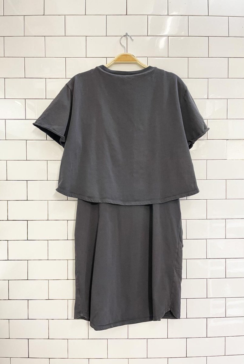 bae australia layered maternity t-shirt dress - good market thrift store