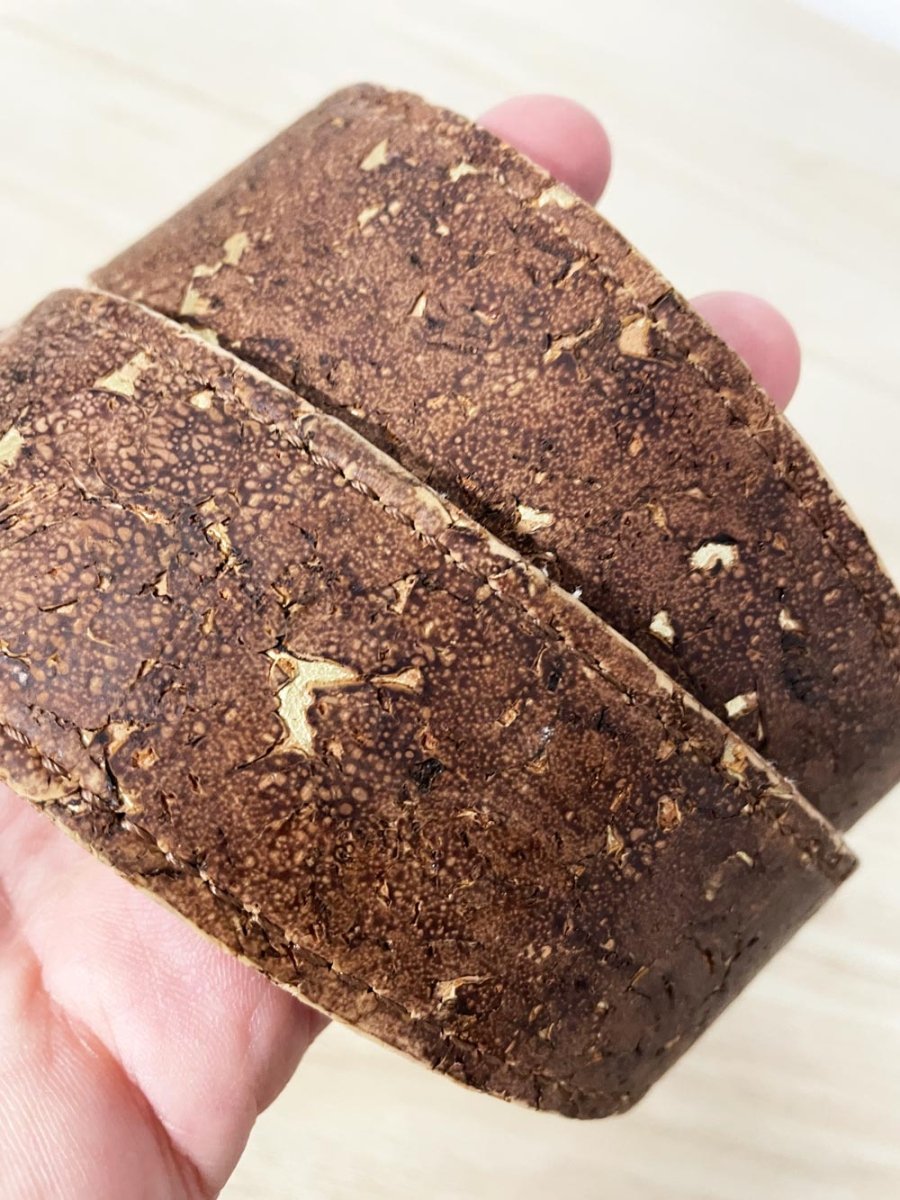 made in portugal leather cork belt - good market thrift store