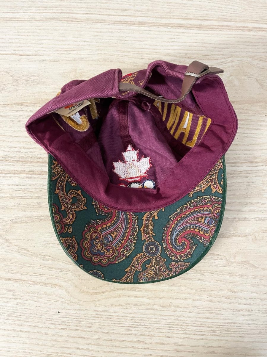 vintage 96 atlanta olympic games suede brim hat - good market thrift store