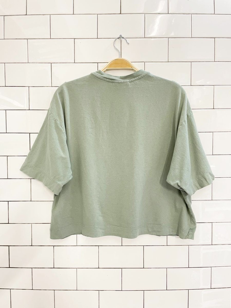 topshop boxy crop tee - good market thrift store