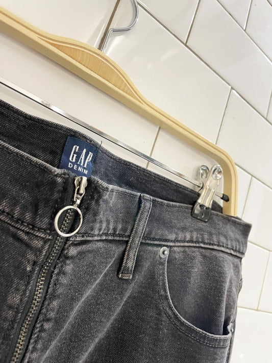 gap full zip denim mini skirt - good market thrift store