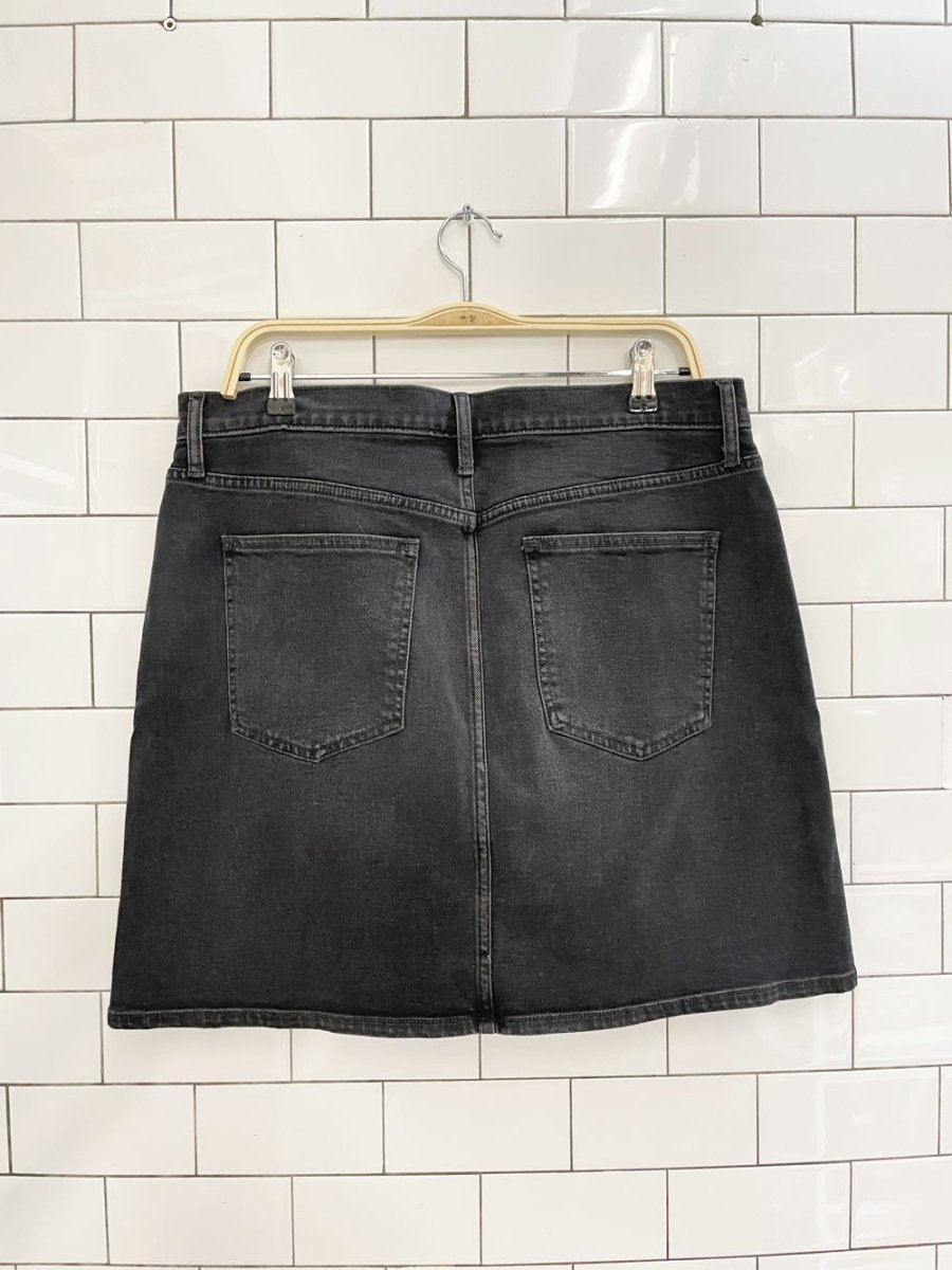 gap full zip denim mini skirt - good market thrift store