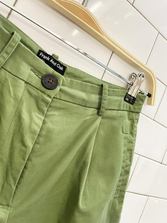 frank and oak pleated long short - good market thrift store