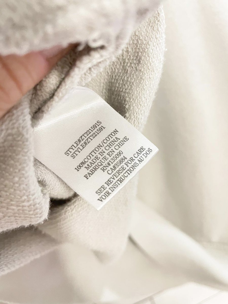 z supply balloon sleeve 1/4 button boxy sweatshirt - good market thrift store