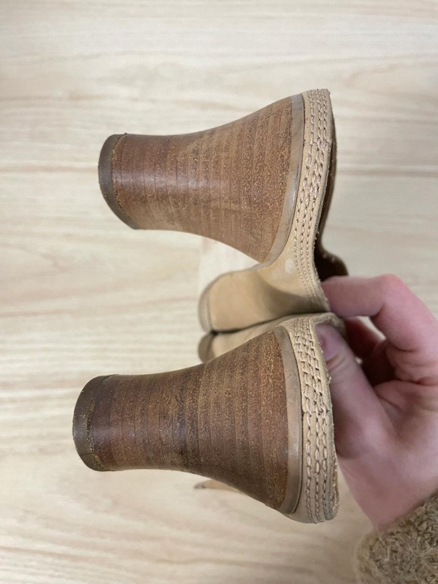 vintage 00s nine west nubuck mules - good market thrift store