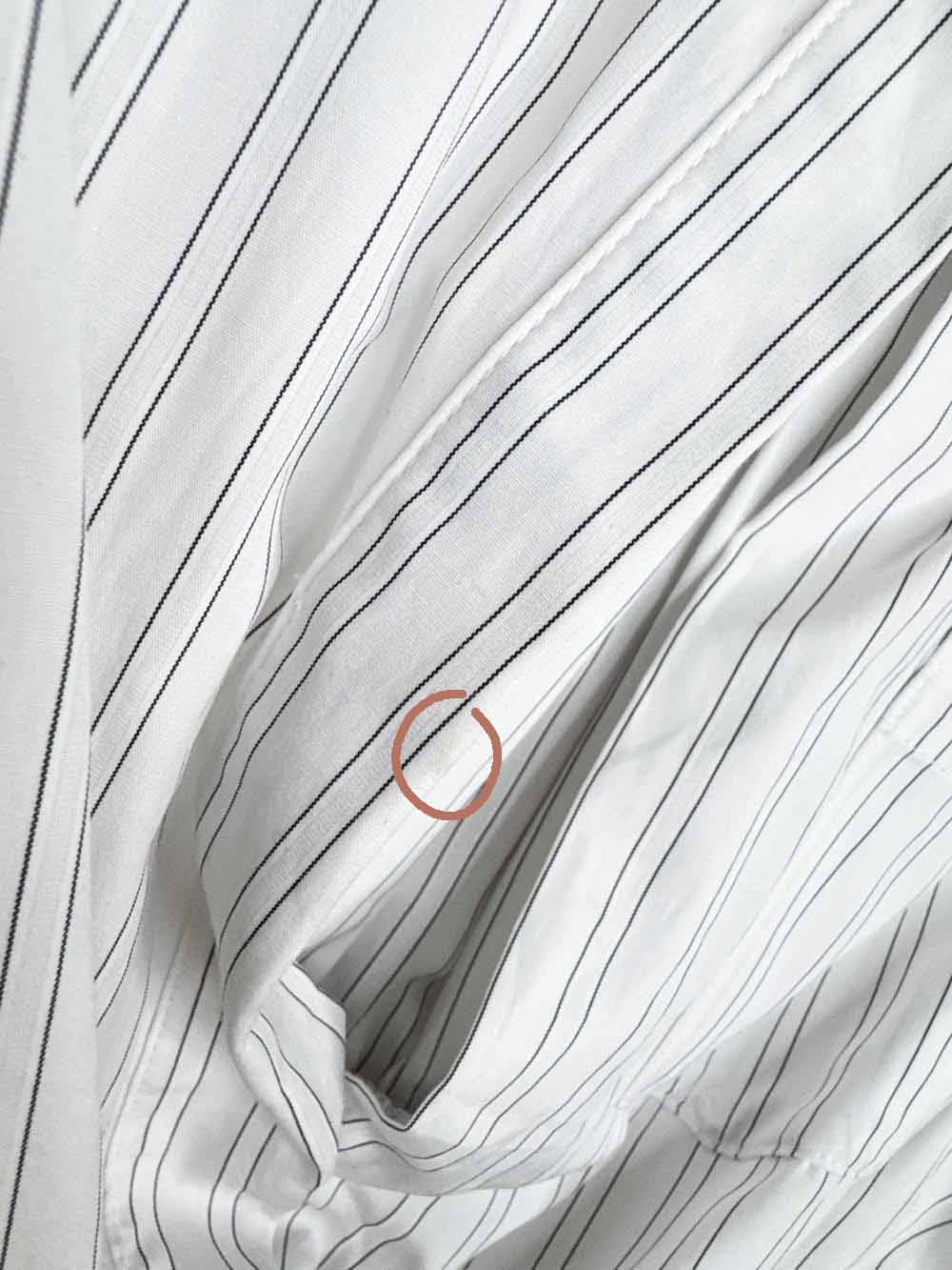 free people striped crop twist front menswear shirt
