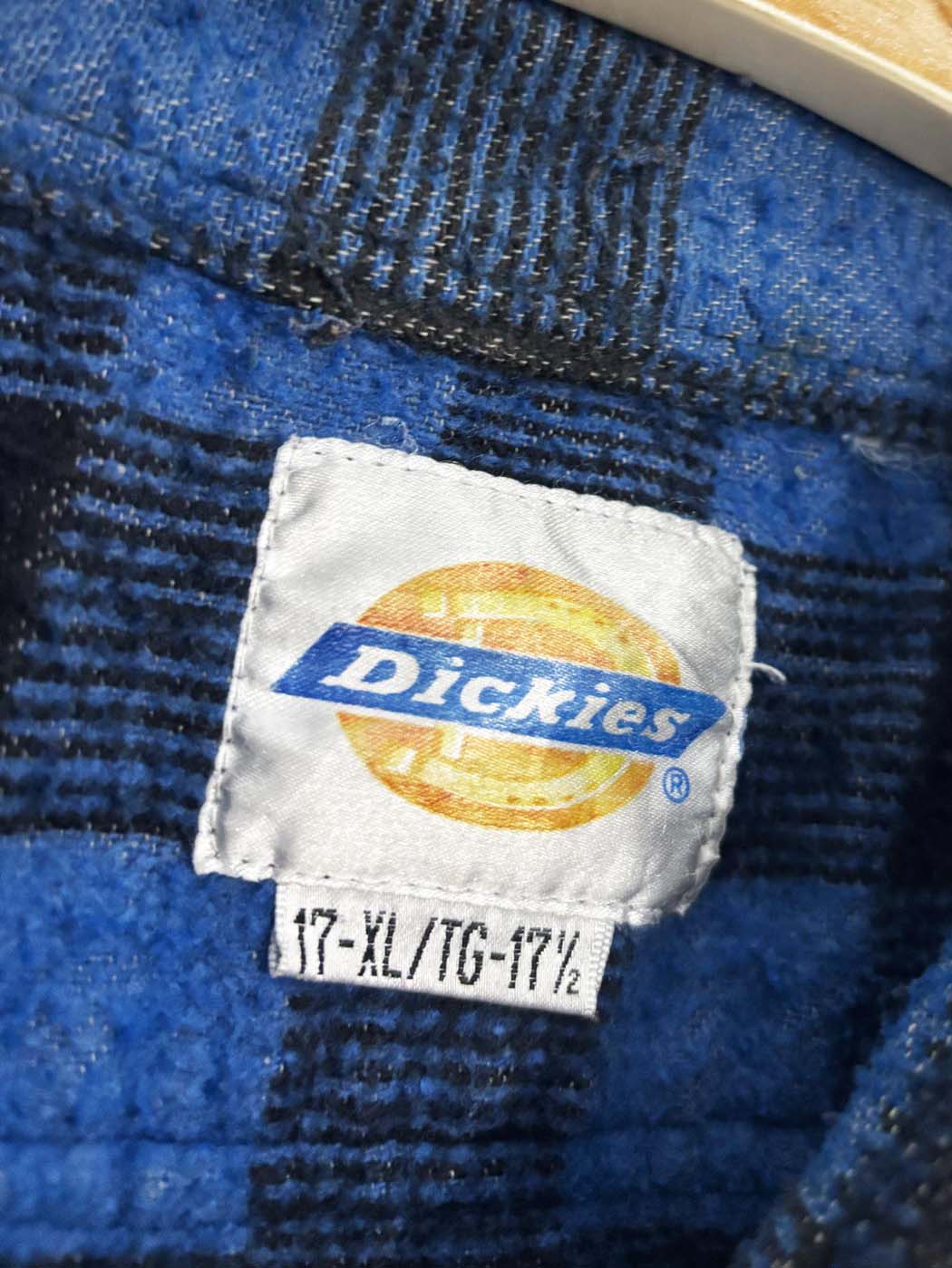 vintage 90s dickies two pocket flannel shirt jacket