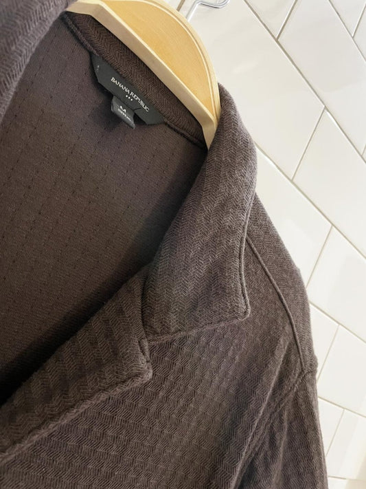 banana republic gauze knit resort shirt - good market thrift store