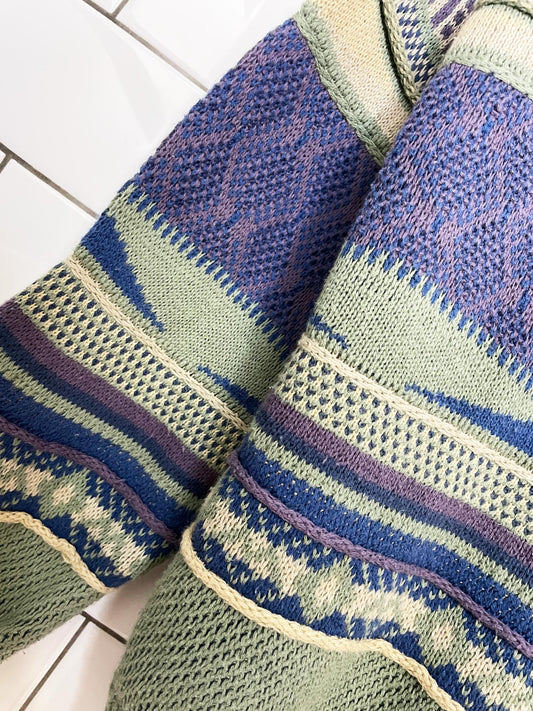 vintage 90s harry rosen textured knit sweater | harry II