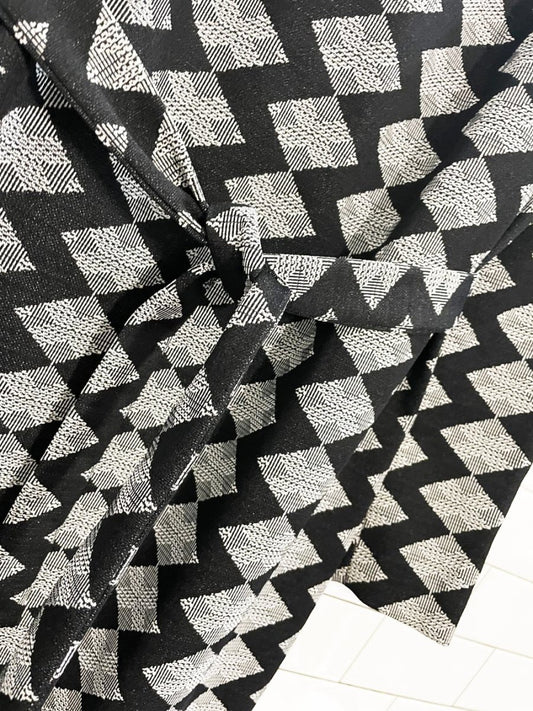 vintage 60s a dress town original poly - knit belted dress - good market thrift store