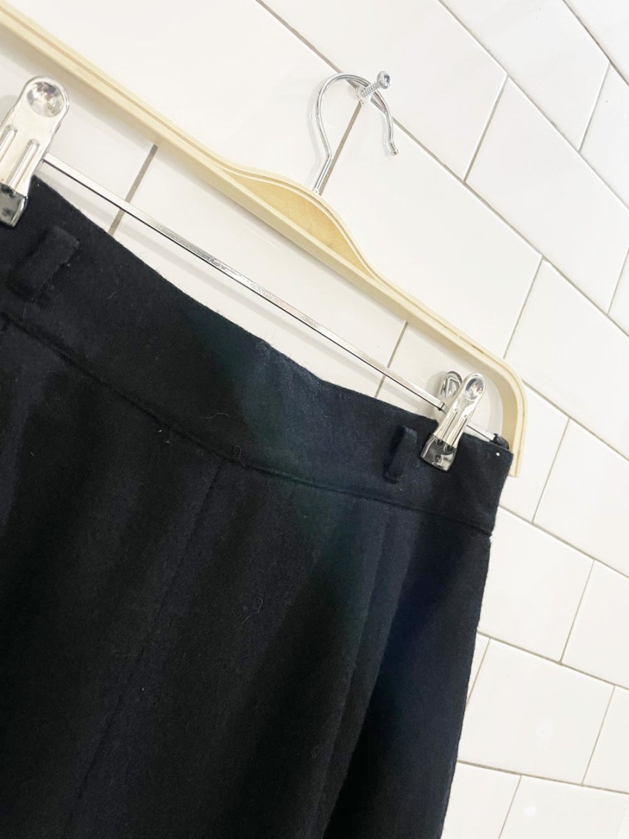 vintage pretense felted wool - blend pleated trousers | made in Japan - good market thrift store