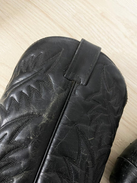 vintage goodyear welt leather cowboy boots - good market thrift store