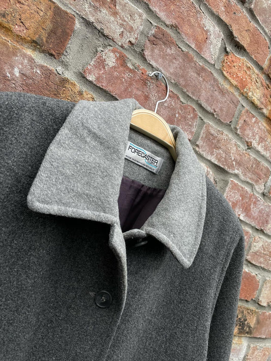 vintage 100% wool two-tone chore coat