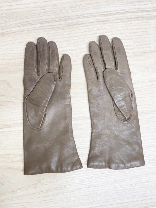 vintage lambskin leather gloves | wool - blend liner - good market thrift store