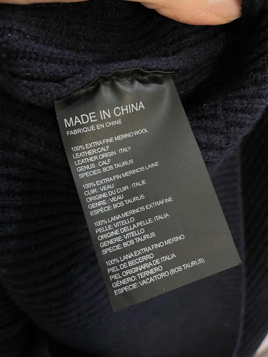 club monaco 100% merino wool ribbed knit shawl cardigan - good market thrift store