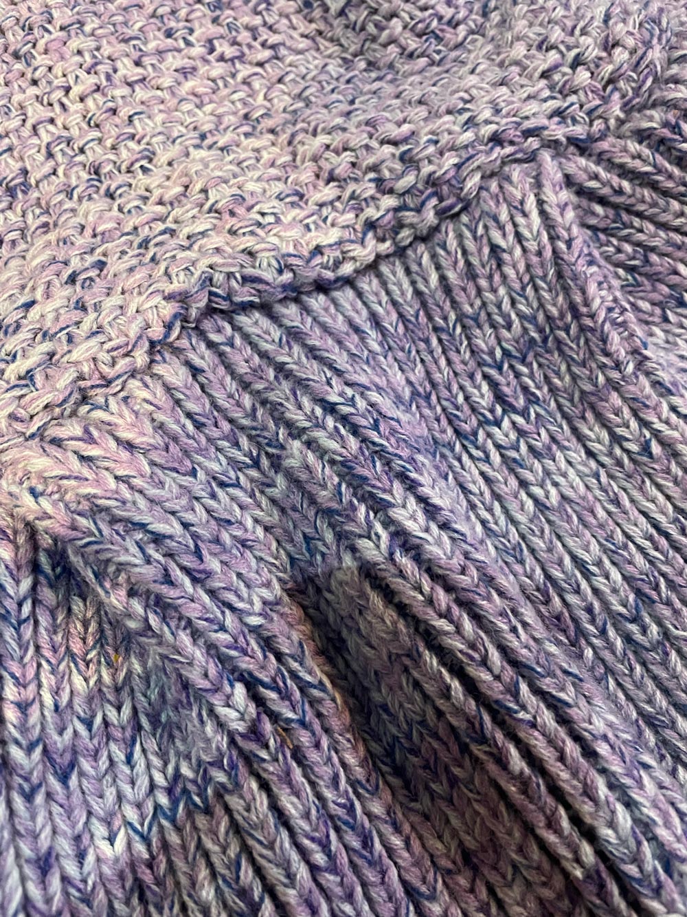 hand-knit mermaid fish tail blanket