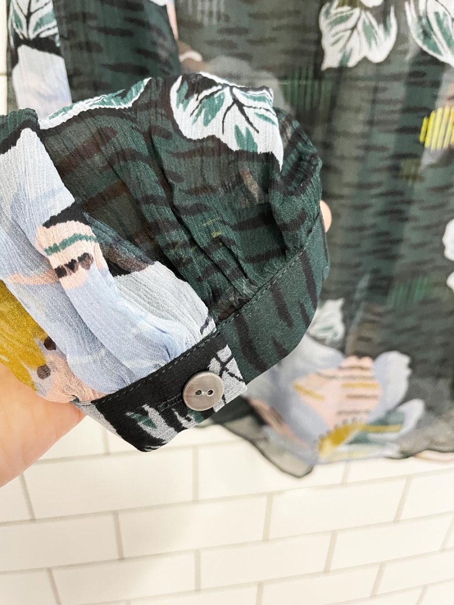 joie 2024 matilda 100% silk chiffon blouse - good market thrift store