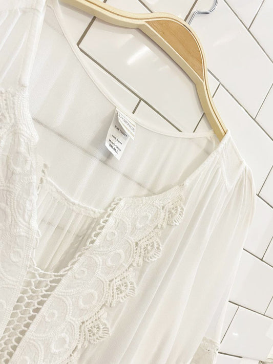 anthro l*space breakaway boho cover up - good market thrift store