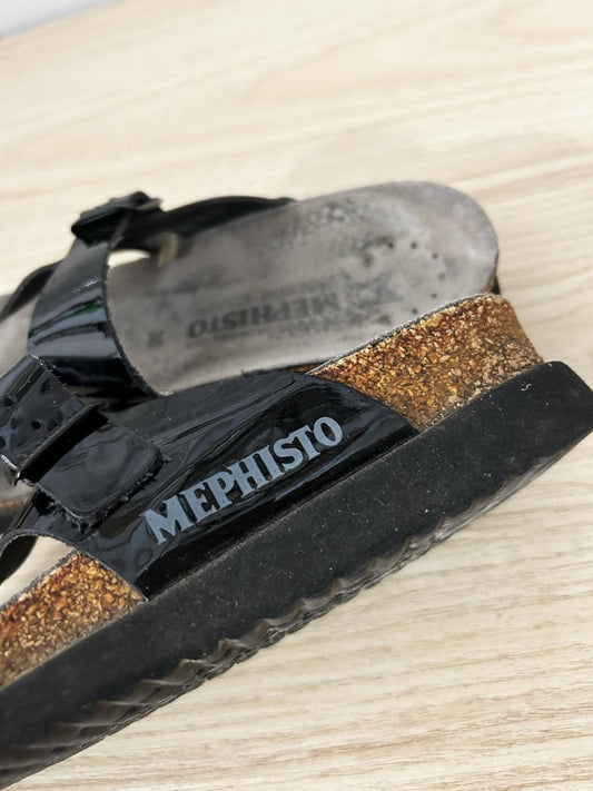 mephisto helen classic patent leather sandals - good market thrift store