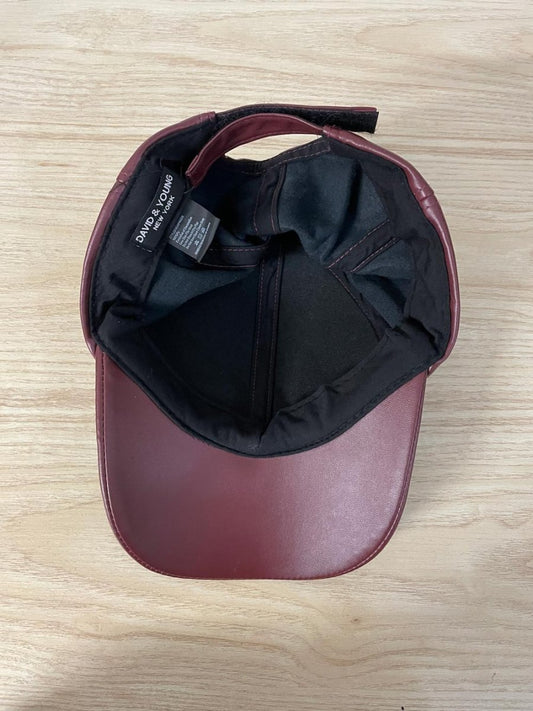david & young faux leather hat - good market thrift store
