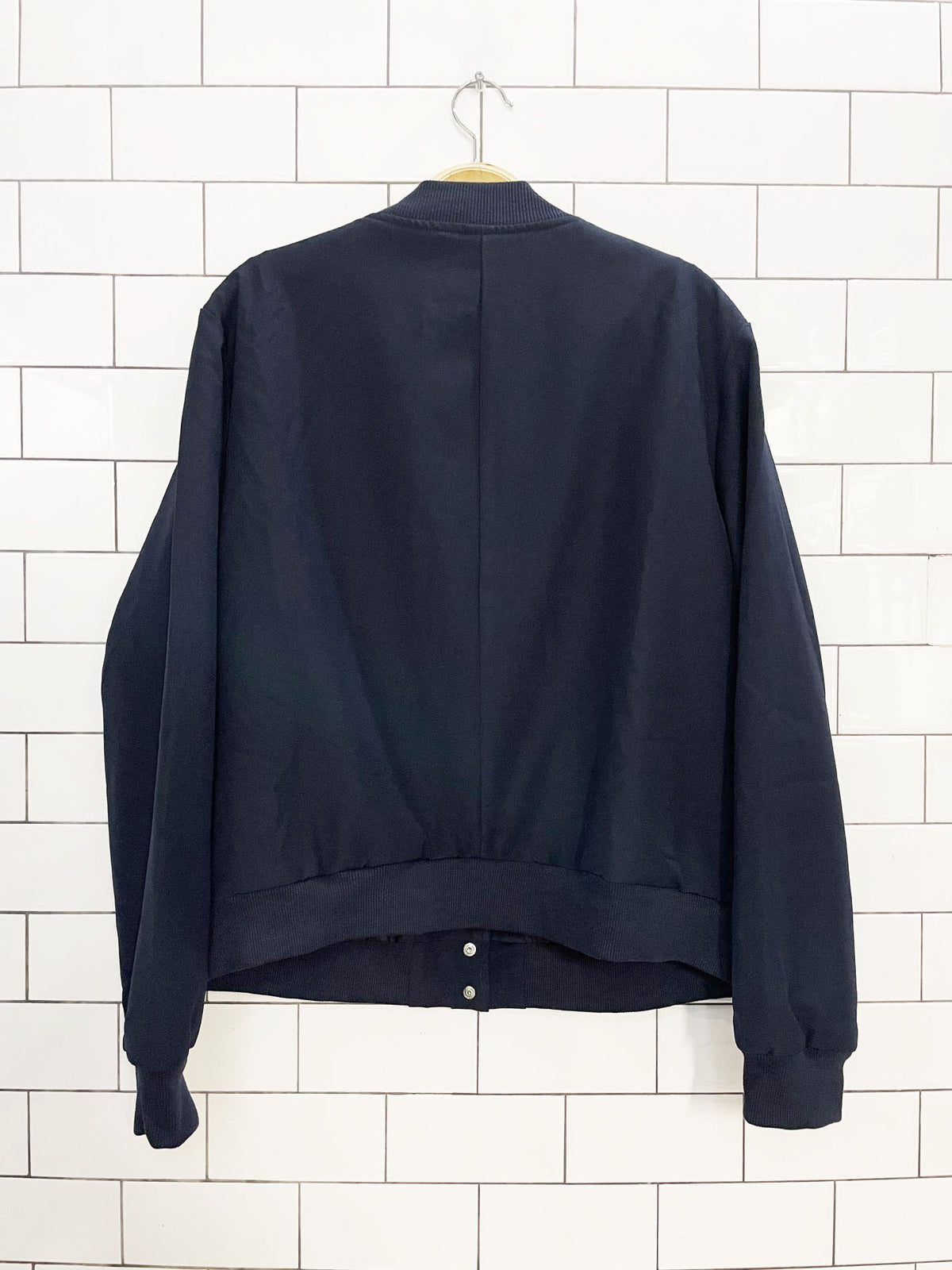 luvamia snap button light bomber jacket