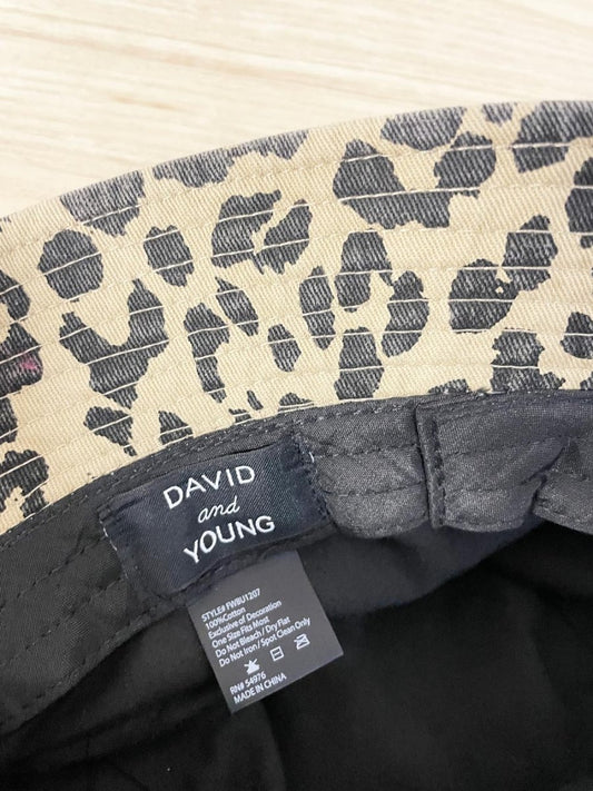 david and young animal print bucket hat - good market thrift store