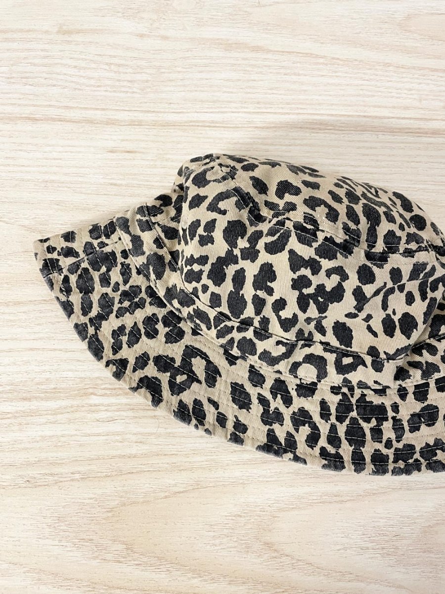 david and young animal print bucket hat - good market thrift store